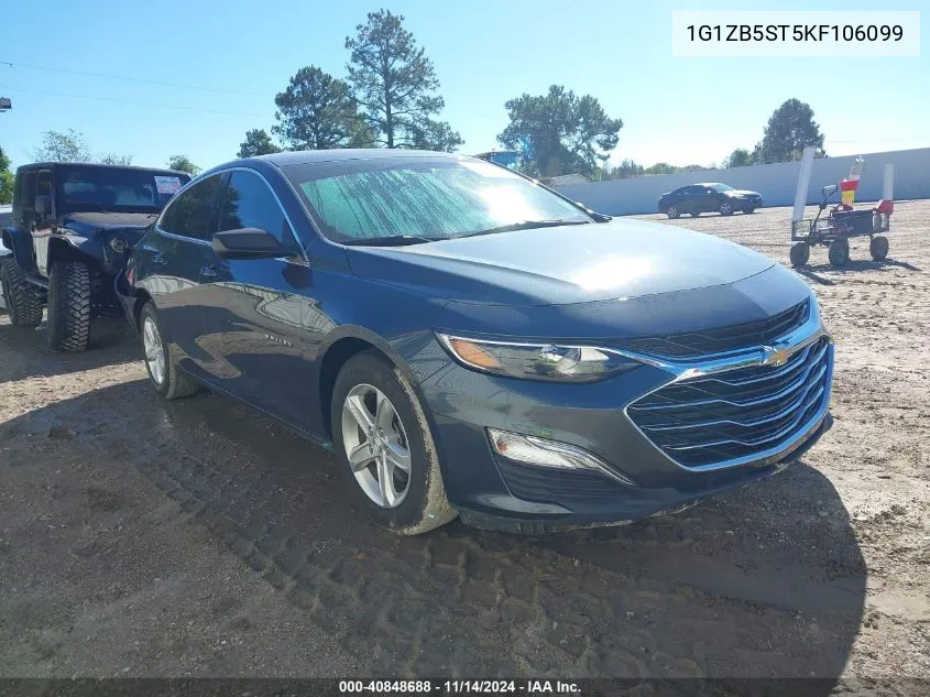 2019 Chevrolet Malibu 1Ls VIN: 1G1ZB5ST5KF106099 Lot: 40848688