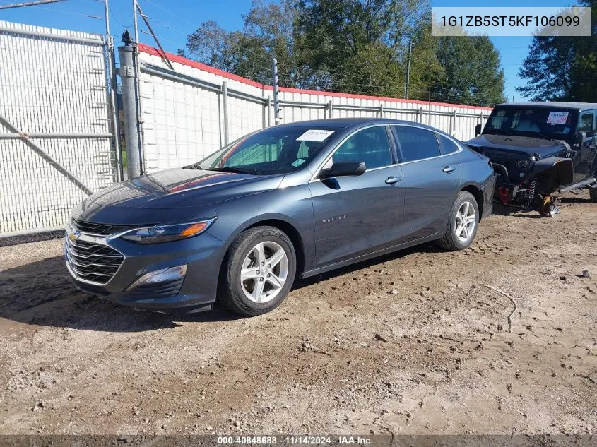 2019 Chevrolet Malibu 1Ls VIN: 1G1ZB5ST5KF106099 Lot: 40848688