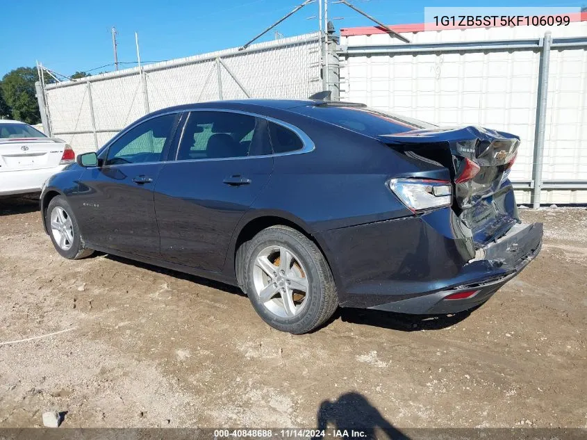 2019 Chevrolet Malibu 1Ls VIN: 1G1ZB5ST5KF106099 Lot: 40848688