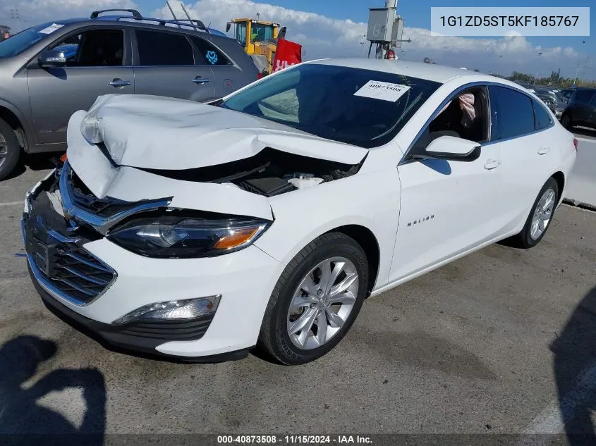 2019 Chevrolet Malibu Lt VIN: 1G1ZD5ST5KF185767 Lot: 40873508