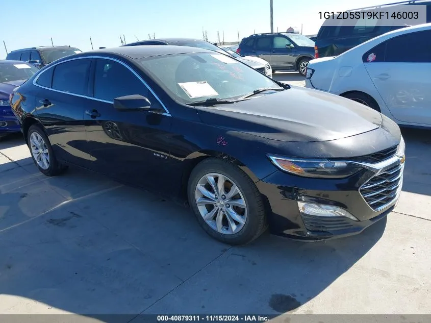 2019 Chevrolet Malibu Lt VIN: 1G1ZD5ST9KF146003 Lot: 40879311