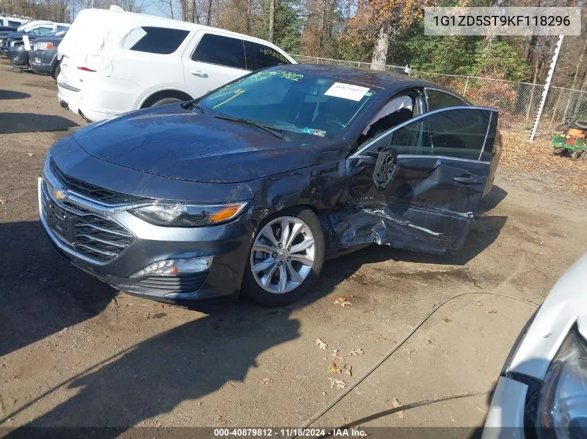 2019 Chevrolet Malibu Lt VIN: 1G1ZD5ST9KF118296 Lot: 40879812