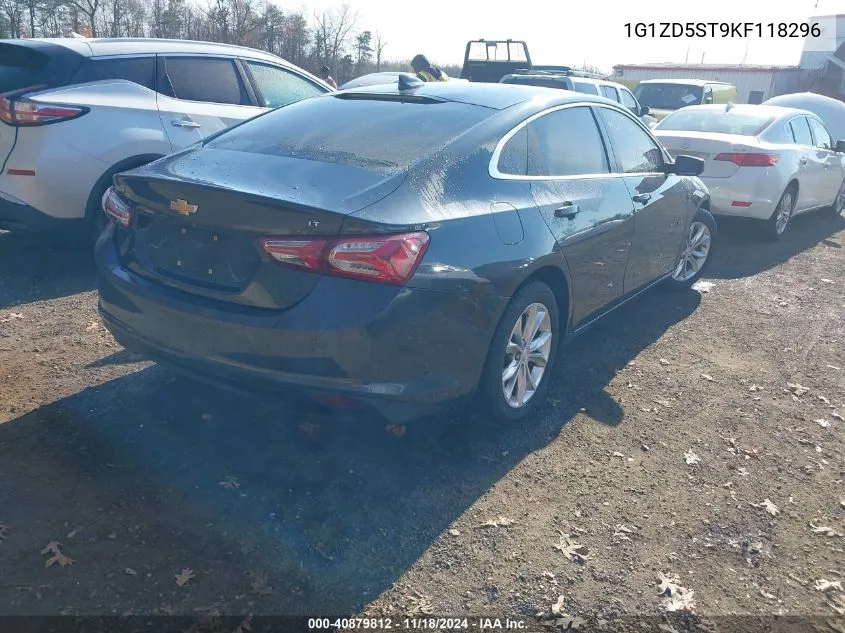 2019 Chevrolet Malibu Lt VIN: 1G1ZD5ST9KF118296 Lot: 40879812