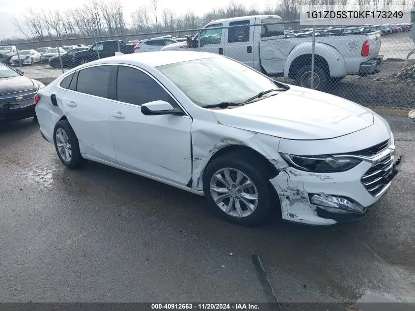 2019 Chevrolet Malibu Lt VIN: 1G1ZD5ST0KF173249 Lot: 40912663