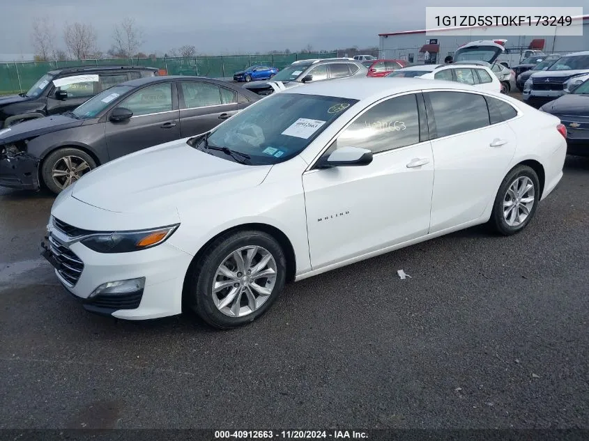 2019 Chevrolet Malibu Lt VIN: 1G1ZD5ST0KF173249 Lot: 40912663