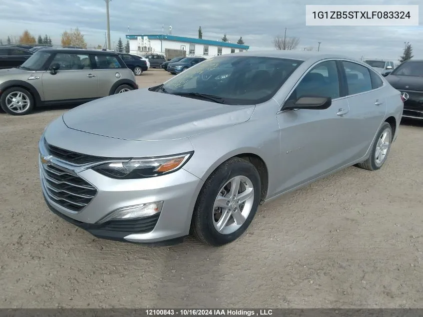 2020 Chevrolet Malibu VIN: 1G1ZB5STXLF083324 Lot: 12100843