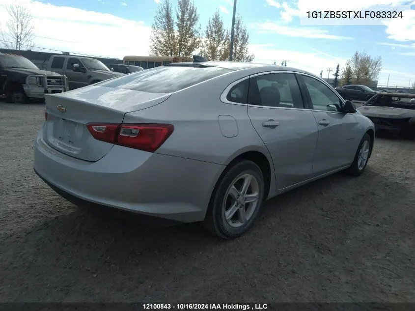 2020 Chevrolet Malibu VIN: 1G1ZB5STXLF083324 Lot: 12100843