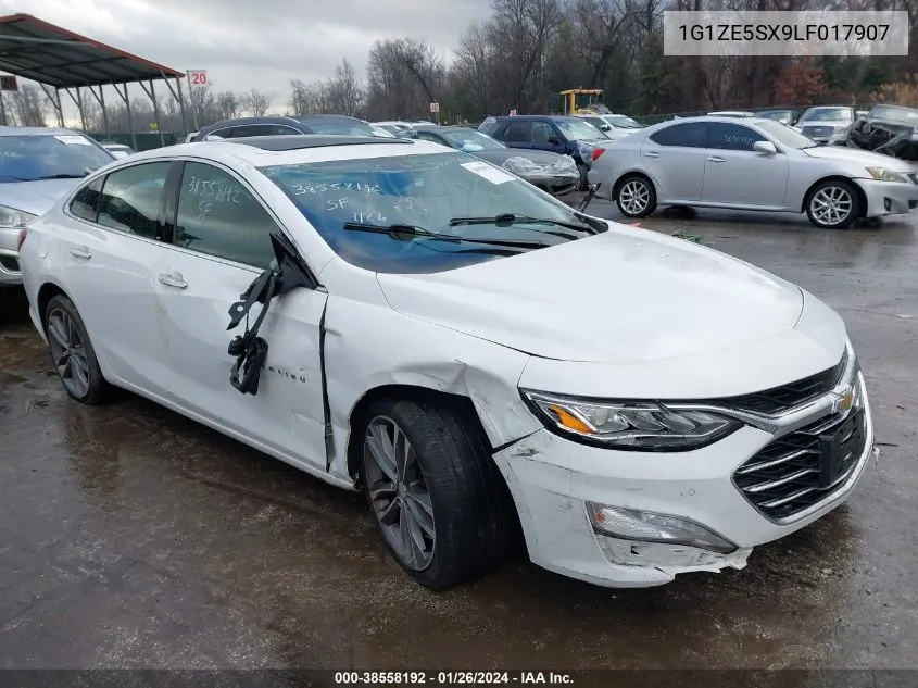 2020 Chevrolet Malibu Fwd Premier VIN: 1G1ZE5SX9LF017907 Lot: 38558192