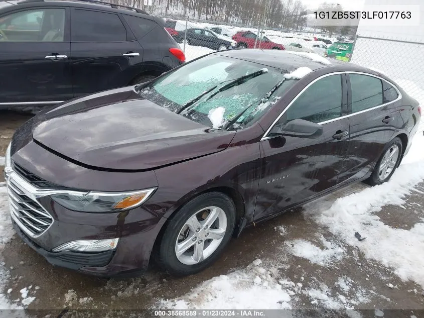 2020 Chevrolet Malibu Fwd Ls VIN: 1G1ZB5ST3LF017763 Lot: 38568589