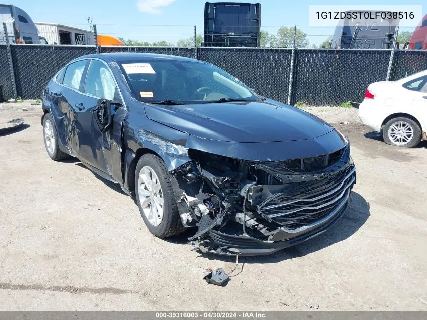 2020 Chevrolet Malibu Fwd Lt VIN: 1G1ZD5ST0LF038516 Lot: 39316003