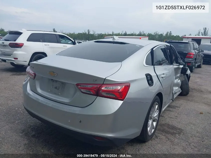 1G1ZD5STXLF026972 2020 Chevrolet Malibu Fwd Lt