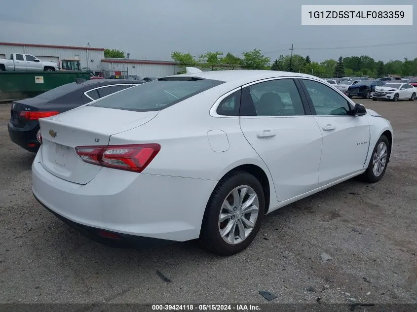 2020 Chevrolet Malibu Fwd Lt VIN: 1G1ZD5ST4LF083359 Lot: 39424118