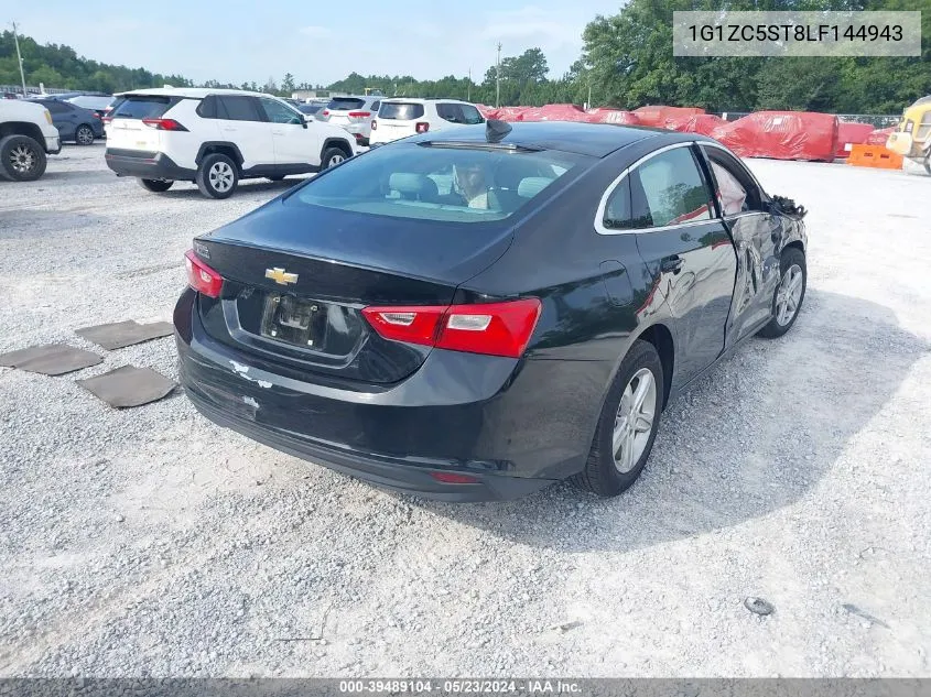 2020 Chevrolet Malibu Fwd 1Fl VIN: 1G1ZC5ST8LF144943 Lot: 39489104