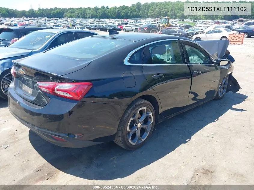 1G1ZD5STXLF111102 2020 Chevrolet Malibu Fwd Lt