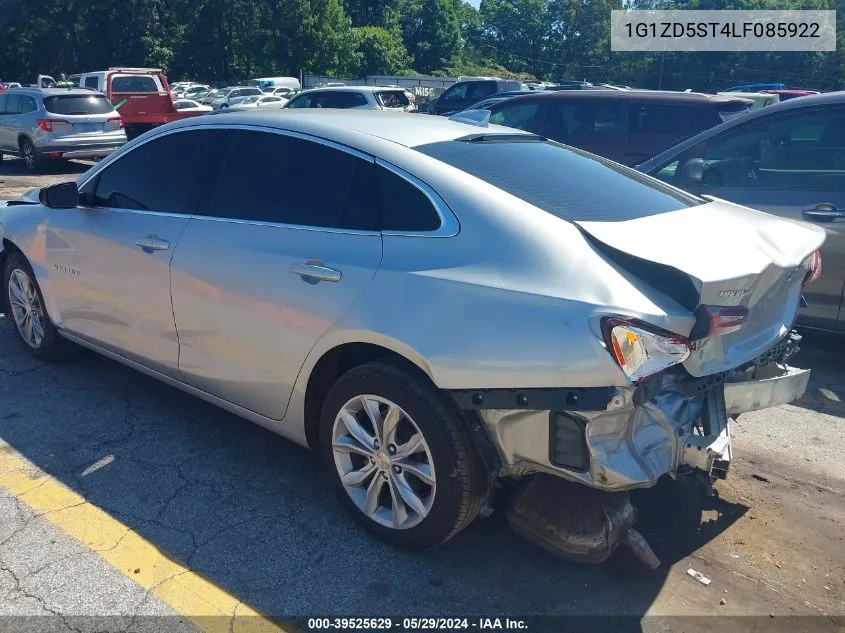 2020 Chevrolet Malibu Fwd Lt VIN: 1G1ZD5ST4LF085922 Lot: 39525629