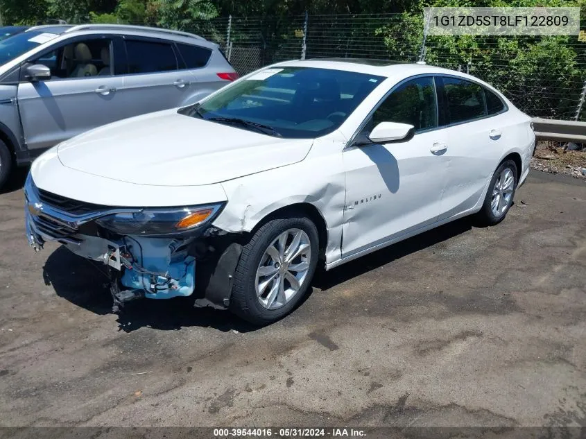 2020 Chevrolet Malibu Fwd Lt VIN: 1G1ZD5ST8LF122809 Lot: 39544016