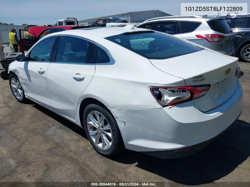 2020 Chevrolet Malibu Fwd Lt VIN: 1G1ZD5ST8LF122809 Lot: 39544016