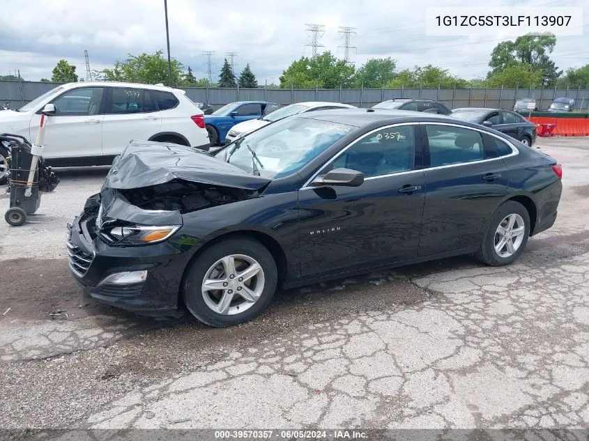 2020 Chevrolet Malibu Fwd 1Fl VIN: 1G1ZC5ST3LF113907 Lot: 39570357