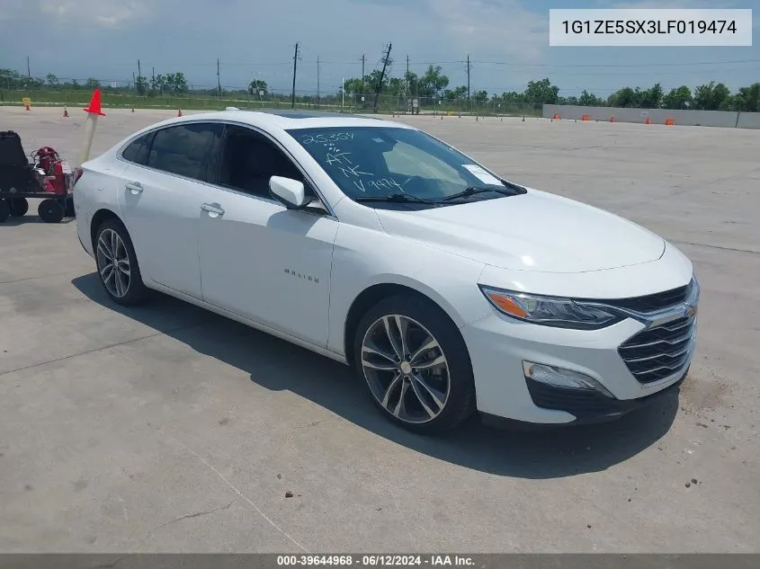 2020 Chevrolet Malibu Fwd Premier VIN: 1G1ZE5SX3LF019474 Lot: 39644968