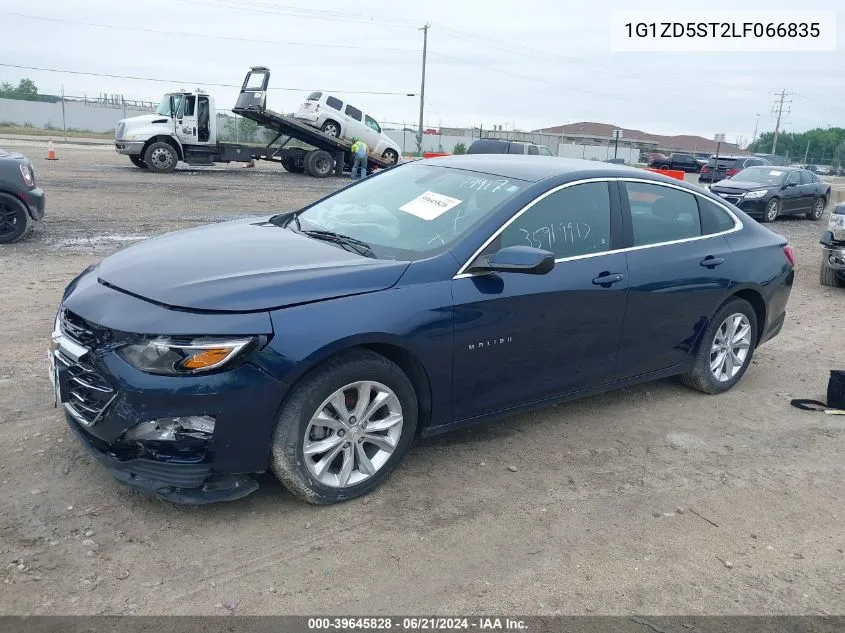 2020 Chevrolet Malibu Fwd Lt VIN: 1G1ZD5ST2LF066835 Lot: 39645828