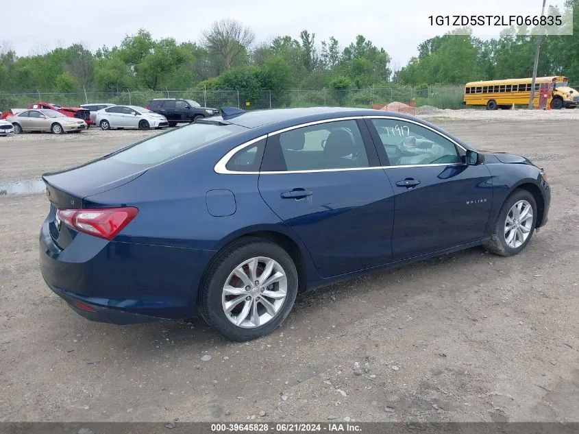 2020 Chevrolet Malibu Fwd Lt VIN: 1G1ZD5ST2LF066835 Lot: 39645828