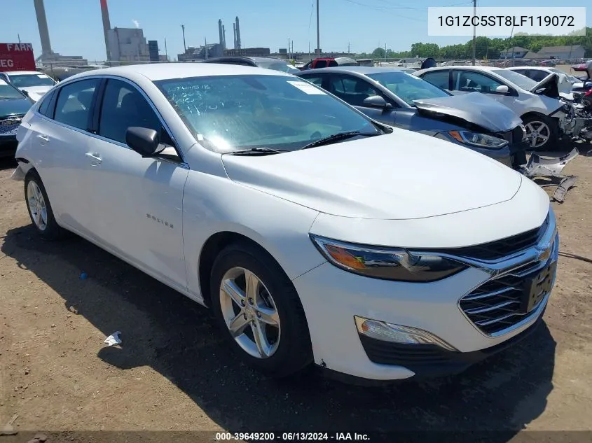 2020 Chevrolet Malibu Fwd 1Fl VIN: 1G1ZC5ST8LF119072 Lot: 39649200