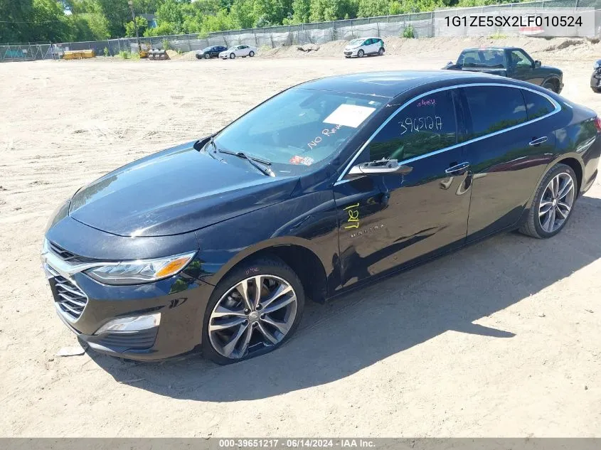 2020 Chevrolet Malibu Fwd Premier VIN: 1G1ZE5SX2LF010524 Lot: 39651217