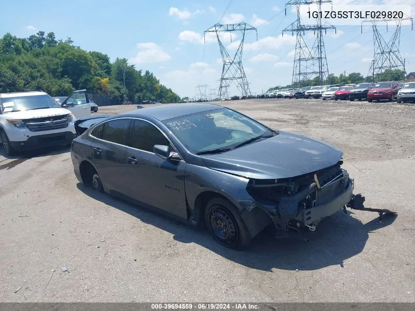 2020 Chevrolet Malibu Fwd Rs VIN: 1G1ZG5ST3LF029820 Lot: 39694559