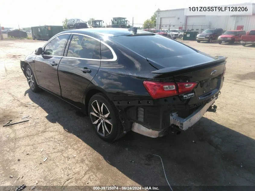 2020 Chevrolet Malibu Fwd Rs VIN: 1G1ZG5ST9LF128206 Lot: 39725074