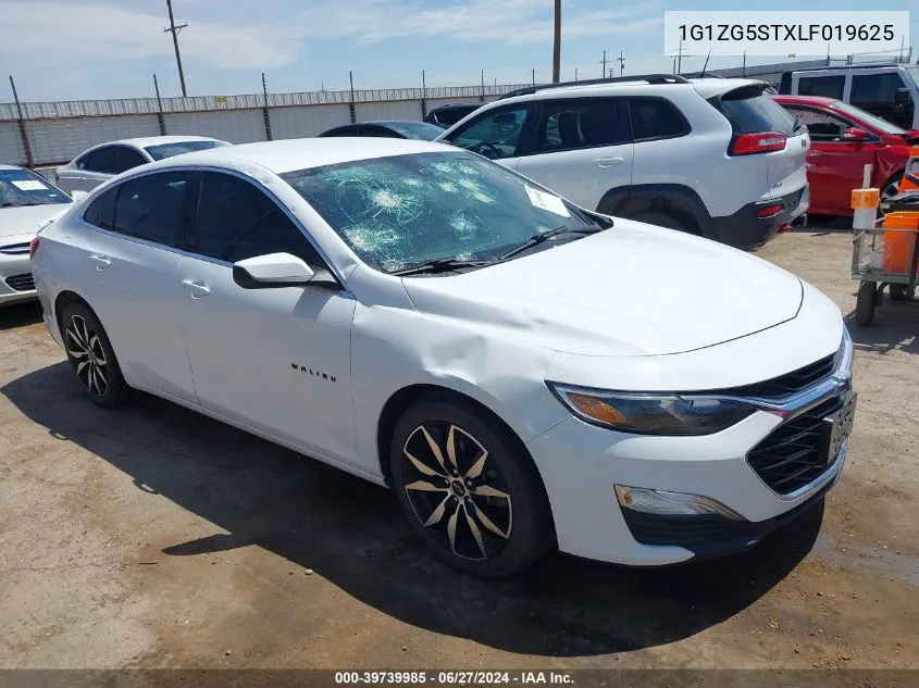 2020 Chevrolet Malibu Fwd Rs VIN: 1G1ZG5STXLF019625 Lot: 39739985