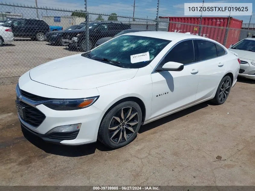 2020 Chevrolet Malibu Fwd Rs VIN: 1G1ZG5STXLF019625 Lot: 39739985