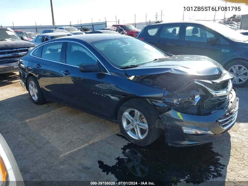 2020 Chevrolet Malibu Fwd Ls VIN: 1G1ZB5ST6LF081795 Lot: 39758020