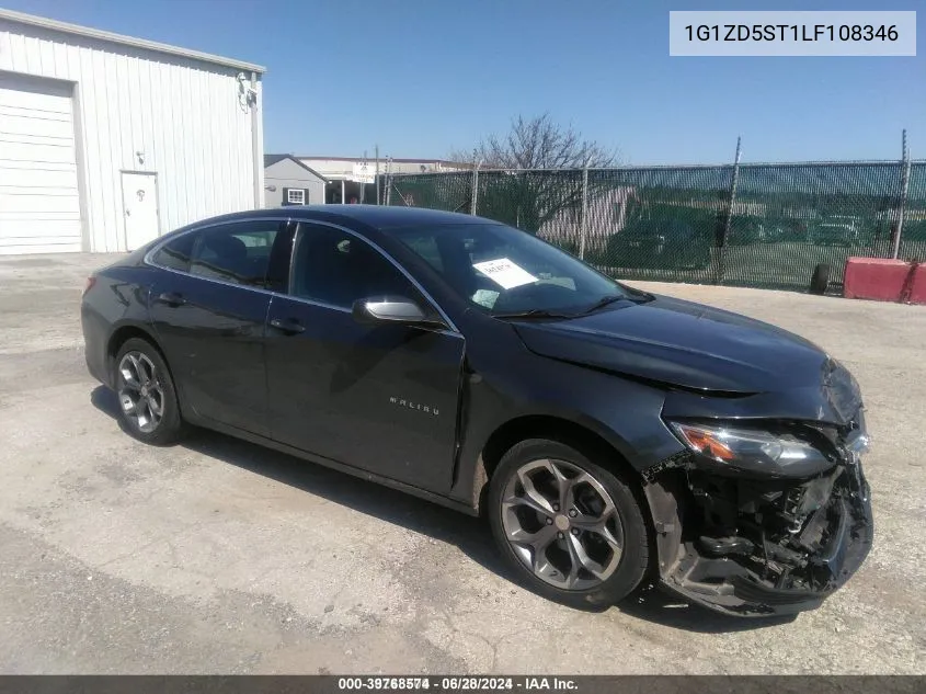 2020 Chevrolet Malibu Fwd Lt VIN: 1G1ZD5ST1LF108346 Lot: 39768574