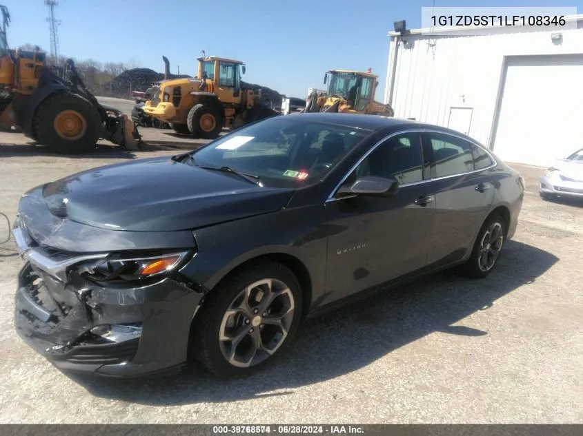 2020 Chevrolet Malibu Fwd Lt VIN: 1G1ZD5ST1LF108346 Lot: 39768574