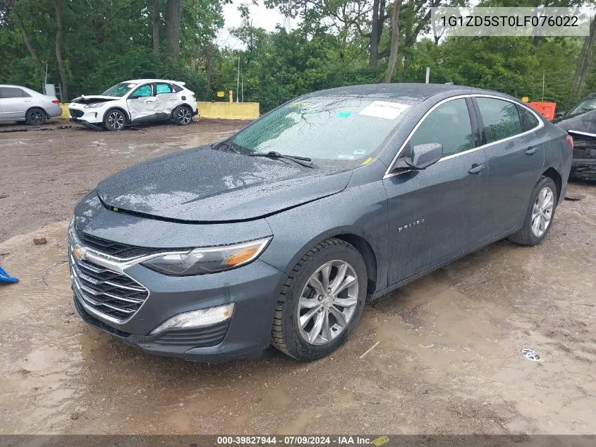 2020 Chevrolet Malibu Fwd Lt VIN: 1G1ZD5ST0LF076022 Lot: 39827944