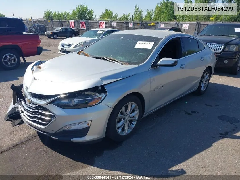 2020 Chevrolet Malibu Fwd Lt VIN: 1G1ZD5STXLF054299 Lot: 39844541