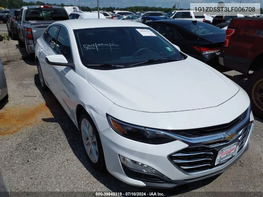 2020 Chevrolet Malibu Fwd Lt VIN: 1G1ZD5ST3LF006708 Lot: 39845319