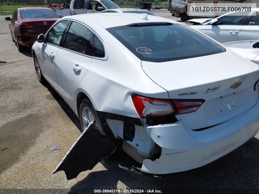 2020 Chevrolet Malibu Fwd Lt VIN: 1G1ZD5ST3LF006708 Lot: 39845319