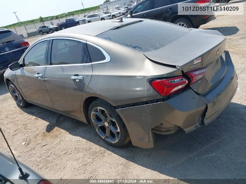 2020 Chevrolet Malibu Fwd Lt VIN: 1G1ZD5ST1LF110209 Lot: 39865667