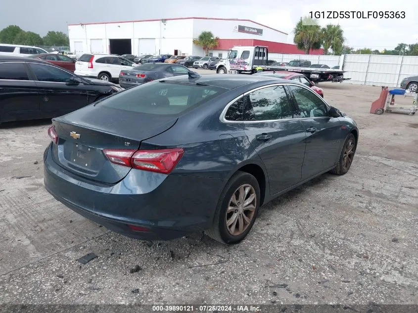 2020 Chevrolet Malibu Fwd Lt VIN: 1G1ZD5ST0LF095363 Lot: 39890121