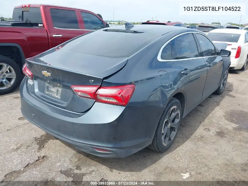 2020 Chevrolet Malibu Fwd Lt VIN: 1G1ZD5ST8LF104522 Lot: 39933960