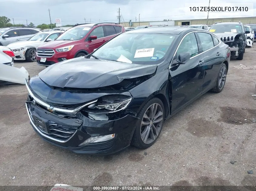 1G1ZE5SX0LF017410 2020 Chevrolet Malibu Fwd Premier