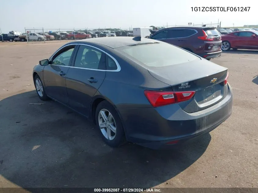 2020 Chevrolet Malibu Fwd 1Fl VIN: 1G1ZC5ST0LF061247 Lot: 39952087