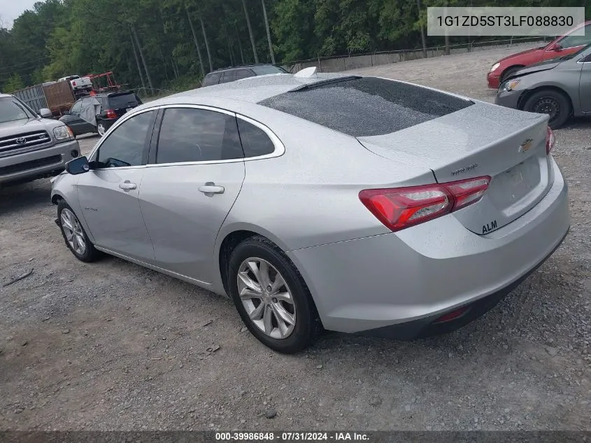 2020 Chevrolet Malibu Fwd Lt VIN: 1G1ZD5ST3LF088830 Lot: 39986848