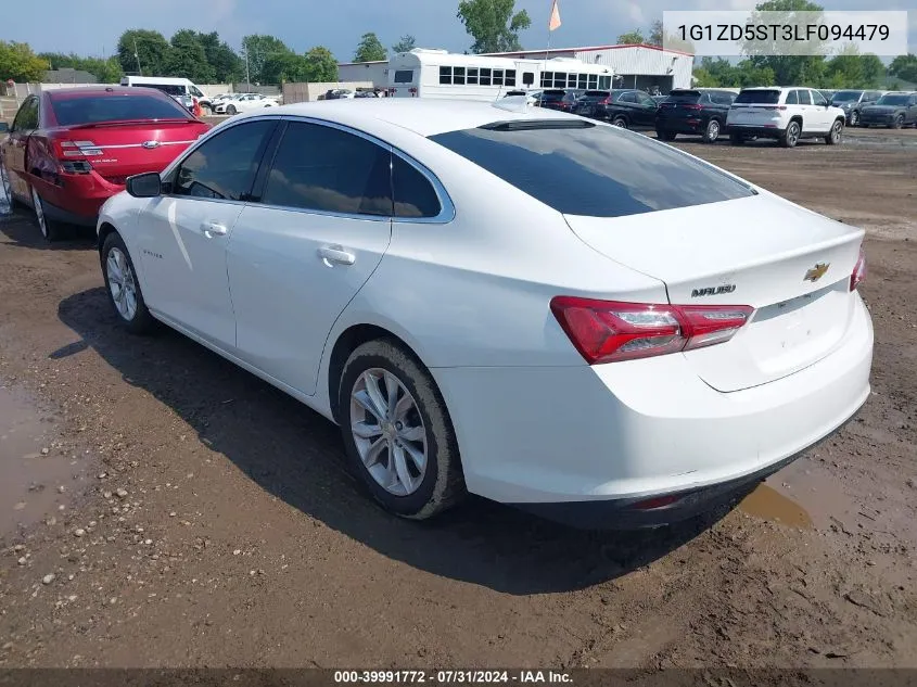 2020 Chevrolet Malibu Fwd Lt VIN: 1G1ZD5ST3LF094479 Lot: 39991772