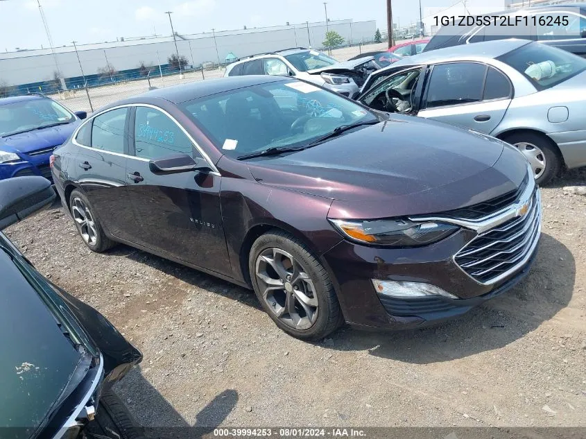 2020 Chevrolet Malibu Fwd Lt VIN: 1G1ZD5ST2LF116245 Lot: 39994253