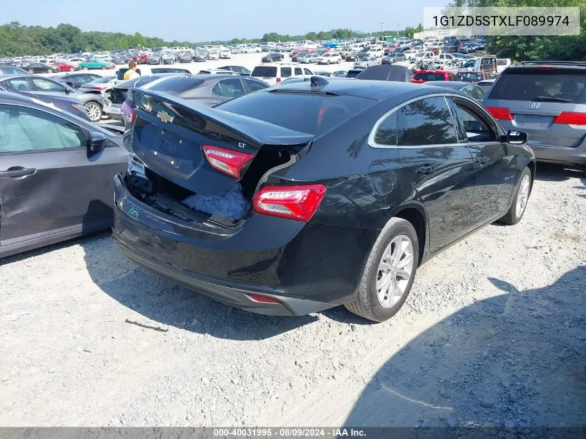 2020 Chevrolet Malibu Fwd Lt VIN: 1G1ZD5STXLF089974 Lot: 40031995