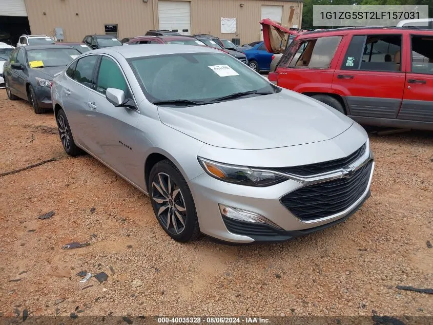 2020 Chevrolet Malibu Fwd Rs VIN: 1G1ZG5ST2LF157031 Lot: 40035328