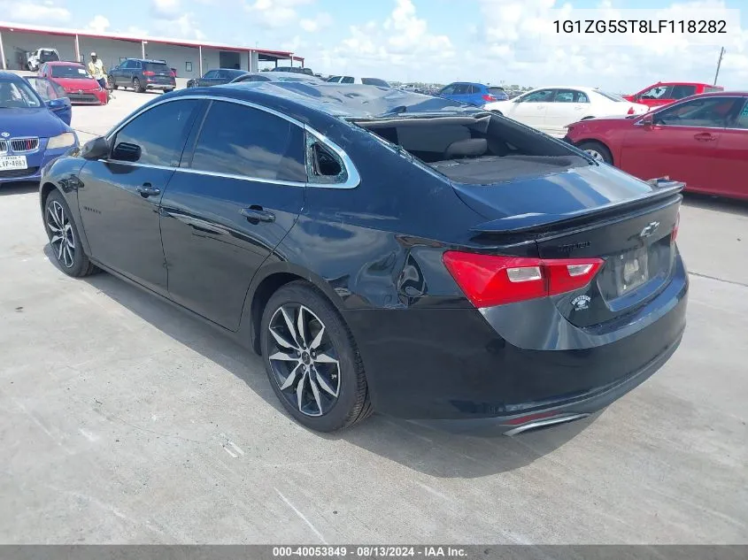 2020 Chevrolet Malibu Fwd Rs VIN: 1G1ZG5ST8LF118282 Lot: 40053849