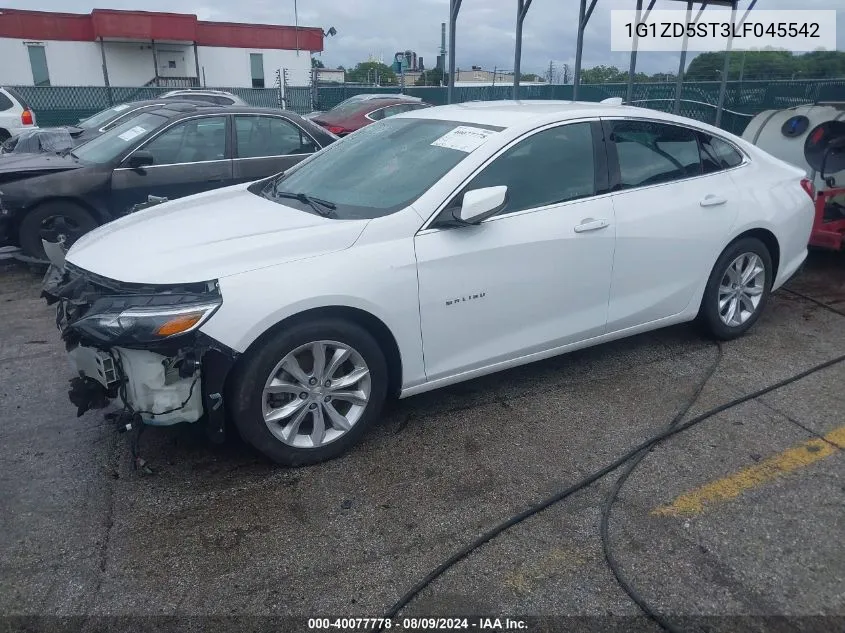 2020 Chevrolet Malibu Fwd Lt VIN: 1G1ZD5ST3LF045542 Lot: 40077778